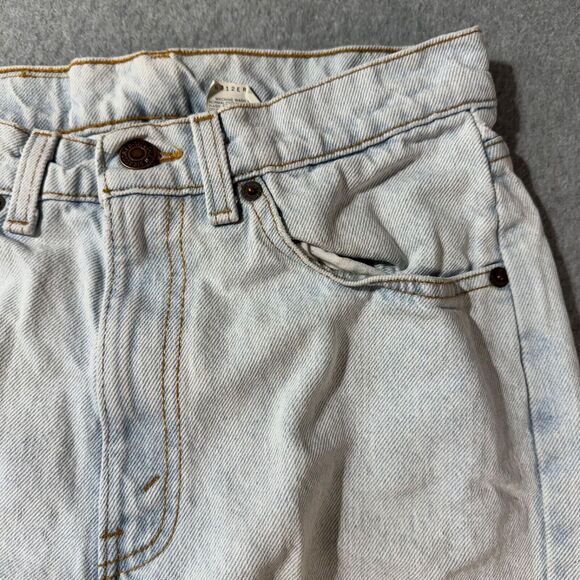 Levis Jeans Mens 560 Student 28x30 Blue Denim VTG Light Wash Baggy Distressed - Picture 5 of 16